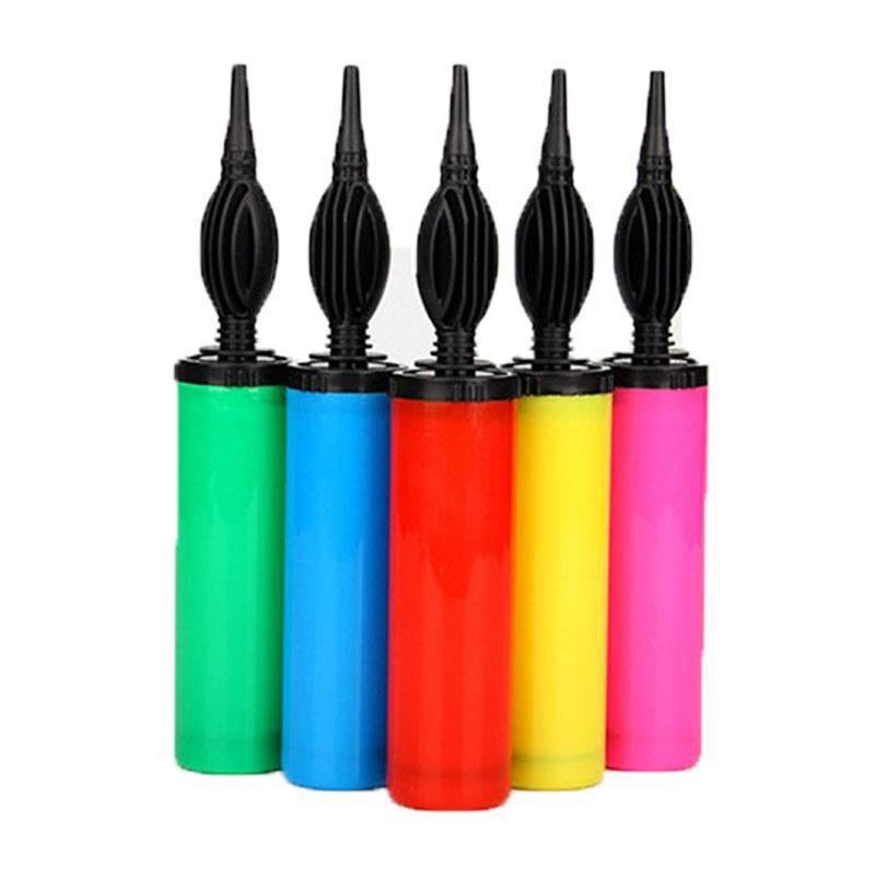 Rokas pūtēja pumpa baloniem, jogas bumbām un baseina riņķiem – manuāla darbība, plastmasas korpuss, pārnēsājama