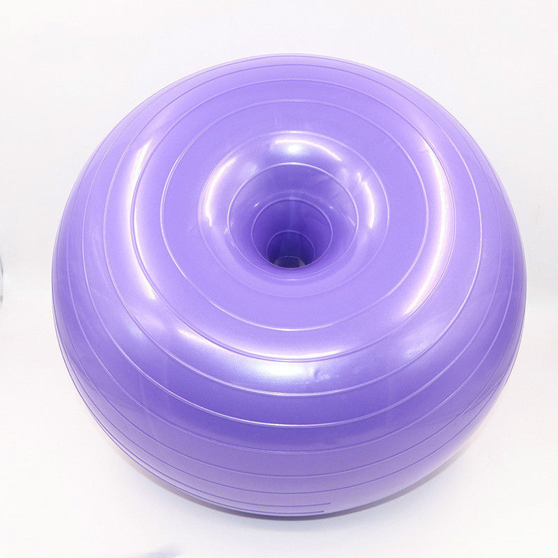 Yoga lopta – oblik krafne, PVC, napuhljiva, 900 g
