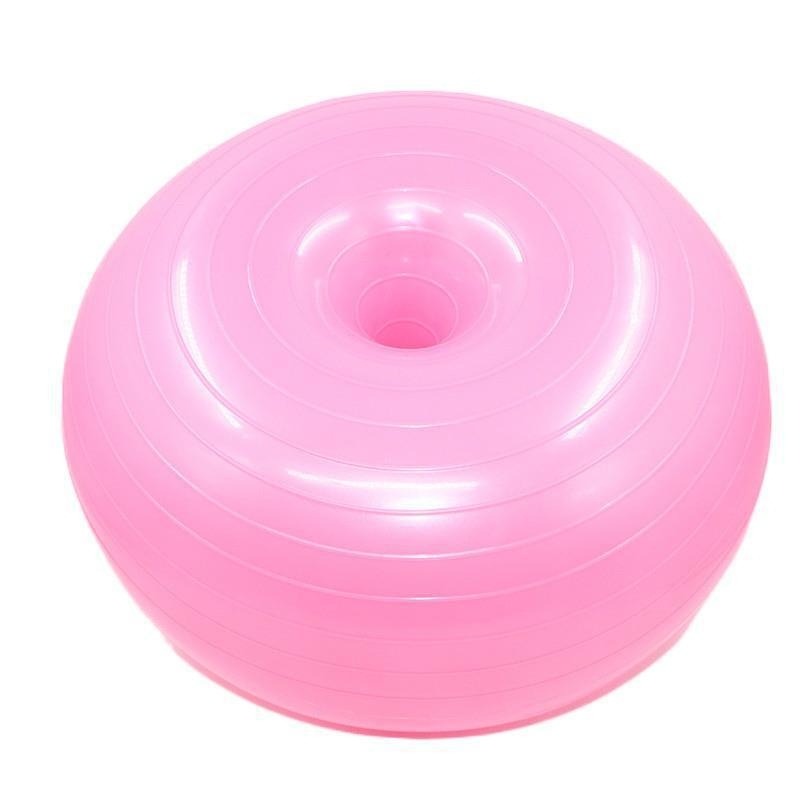 Yoga lopta – oblik krafne, PVC, napuhljiva, 900 g