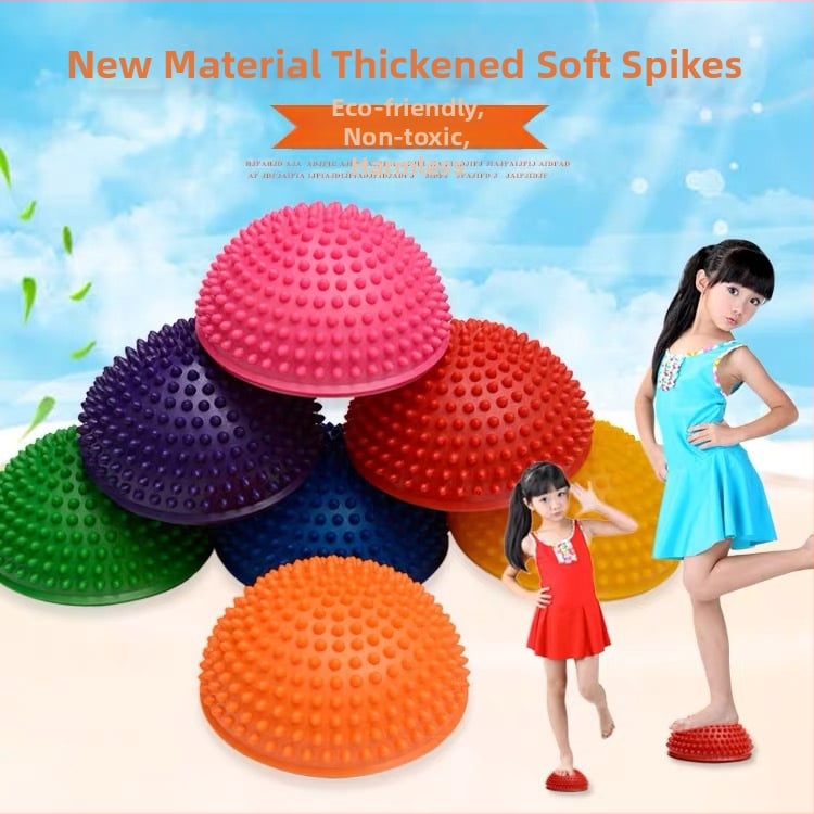 Benoyu jogos kamuolys, PVC medžiaga, 260 g svoris, pripučiamas, personalizavimas prieinama — durian ball dizainas, tinkama fitnesui, sveikatos masažai, grožiui ir šokių judesiams