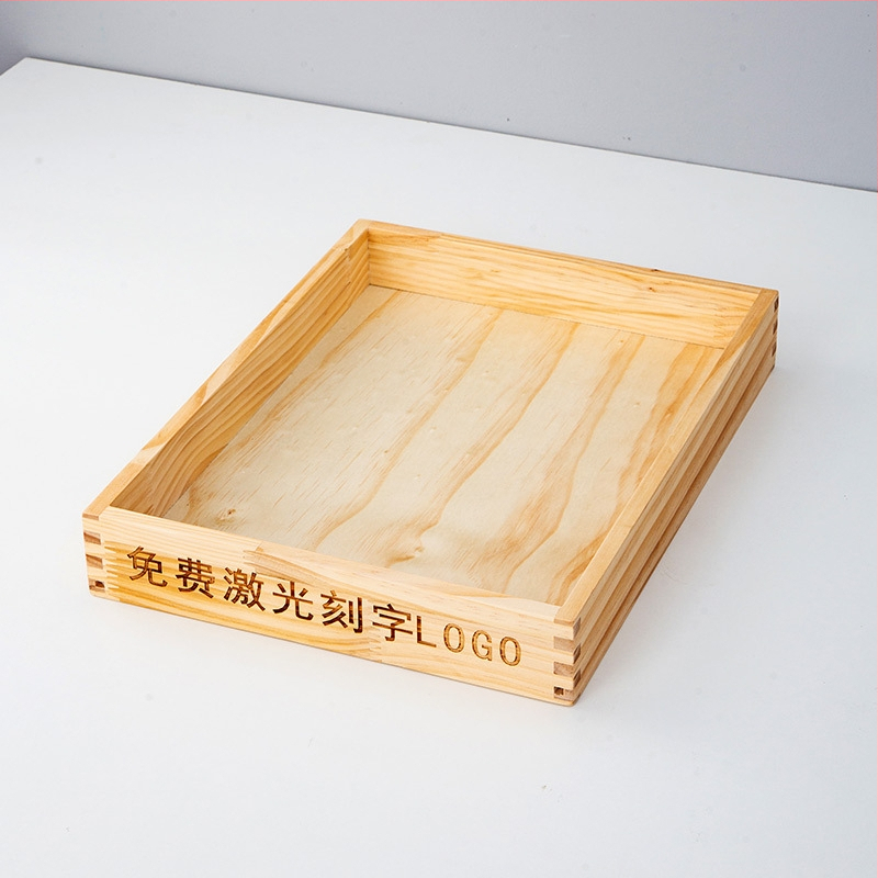 Puidust ristkülikukujuline teetassi alus Kung Fu teekomplektile, veetassi hoidikuga, kaasaegne ja lihtne stiil, Pallet seeria