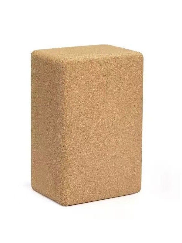 Korkinis Jogos blokas, aukšto tankio, 750 g, šokių ir fitneso treniruotėms, pritaikomas logotipui