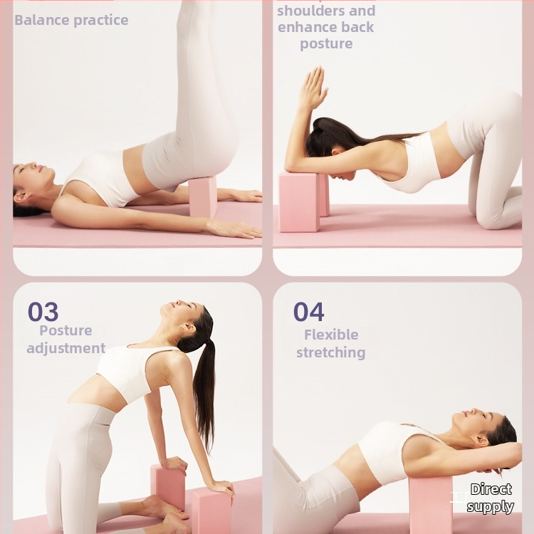 Jogas bloks EVA, augsta blīvuma, kategorija: jogas bloks, paredzēts pieaugušajiem