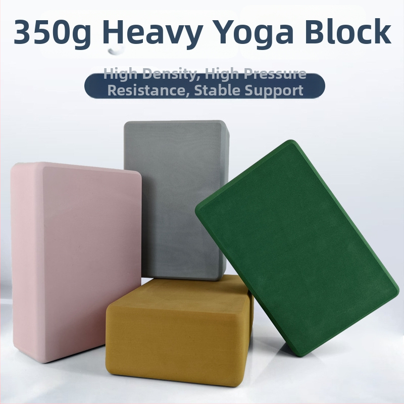 Jógový blok EVA, 350 g, vysoká hustota; vhodný pre Iyengar jógu a tanečné cvičenia pre dospelých a deti