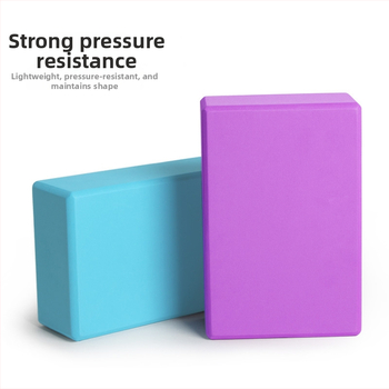 Йога блок – високоплътен пенест блок за танцова практика, EVA материал, 200 г, Shengde