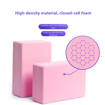 Йога блок – високоплътен пенест блок за танцова практика, EVA материал, 200 г, Shengde