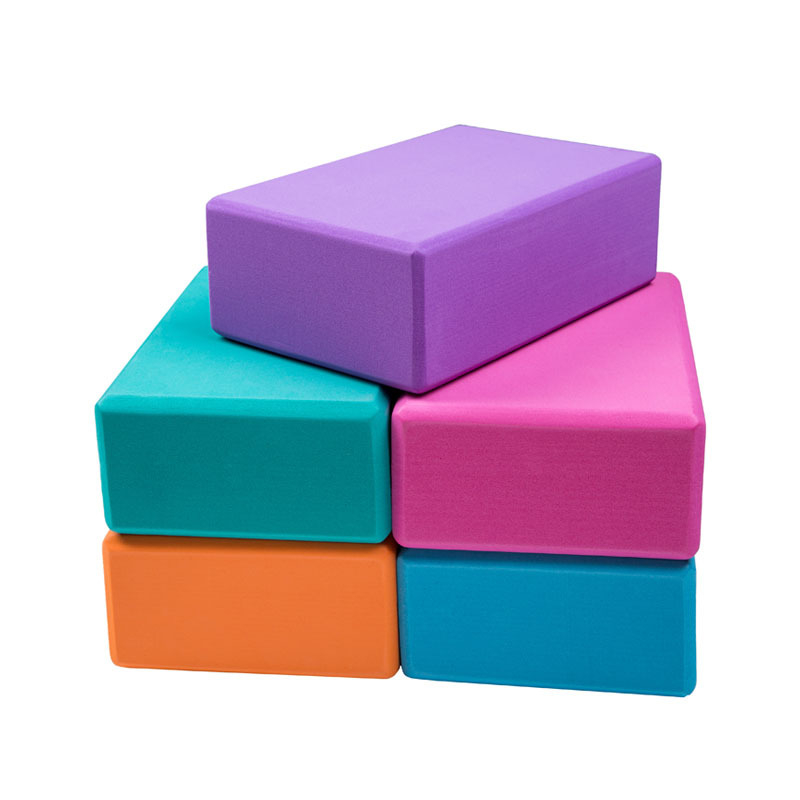 Йога блок – високоплътен пенест блок за танцова практика, EVA материал, 200 г, Shengde