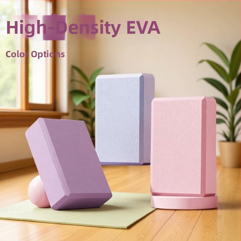 Yijia jógový blok – EVA, vysokohustotná pena, hmotnosť 150 g / 200 g, blok na cvičenie jógy