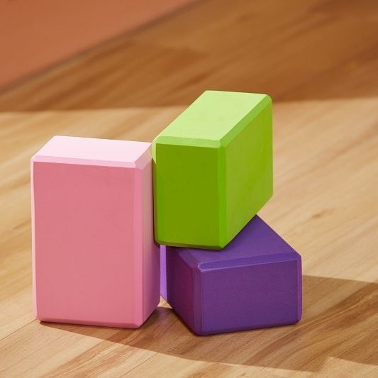 Joga bloks pieaugušajiem, augstas blīvuma EVA putu bloks kāju izstiepšanai un deju trenēšanai, 210 g, pielāgojams