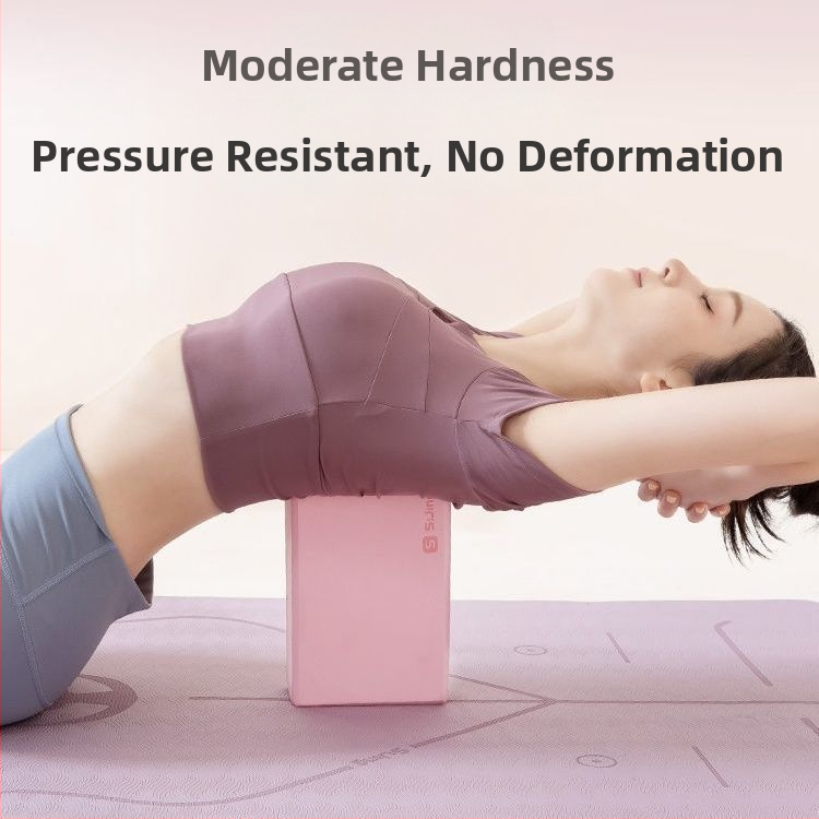 Йога блок EVA, висока плътност, за упражнения, устойчив на натиск и замърсяване