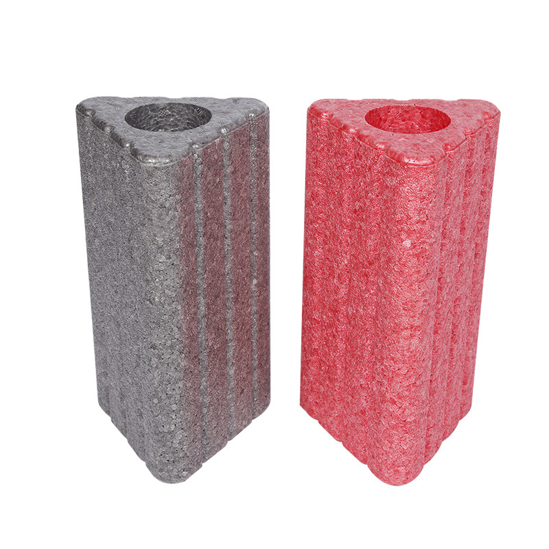 Двуфункционална триъгълна йога тухла за масаж, с висока плътност EPP материя, марка Laiao, за фитнес и масаж