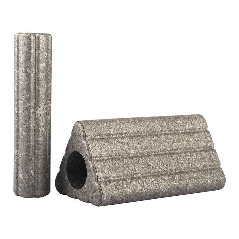 Bloc de yoga, masaj 2-în-1 triunghiular, material EPP de înaltă densitate, model YJZ