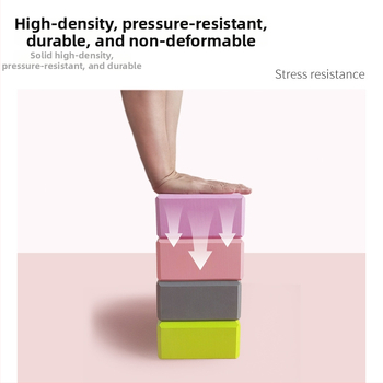 EVA blok jógy - vysoko hustý penový blok na pretiahnutie, tanec a cvičenie, 200–300 g