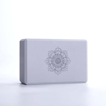 Amy Youga EVA joga blok, 200 g, srednja gustoća, s graviranim logotipom