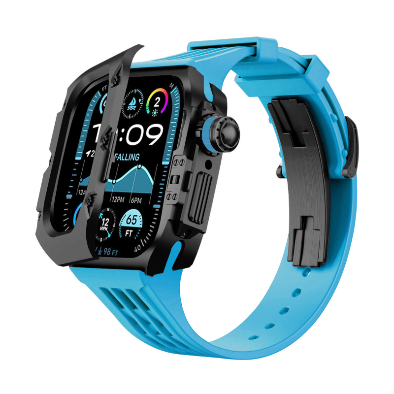 Penghun Apple Watch titāna korpuss ar integrētu aizsardzības vāciņu — saderīgs ar Apple Watch, svars 220 g