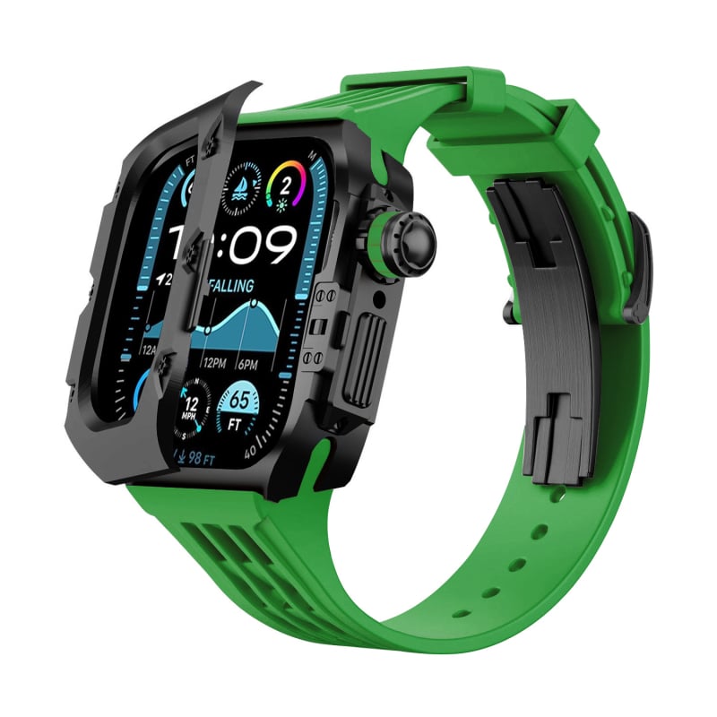 Penghun Apple Watch titāna korpuss ar integrētu aizsardzības vāciņu — saderīgs ar Apple Watch, svars 220 g