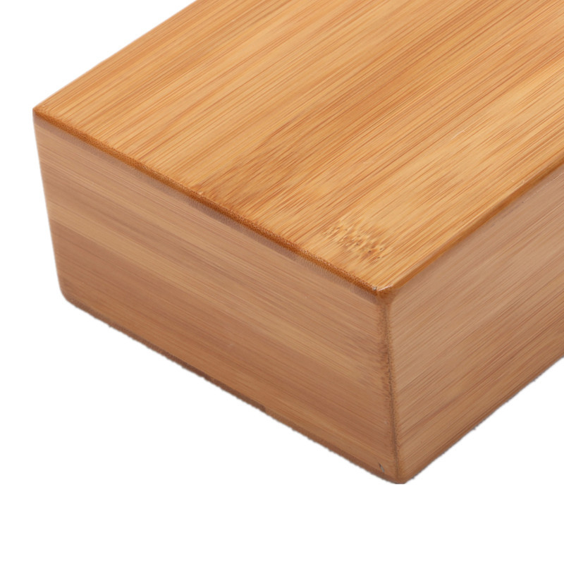 Joga blok od bambusa, dimenzije 22,6×15×7,5 cm, težina 650 g, s prilagođenim logotipom