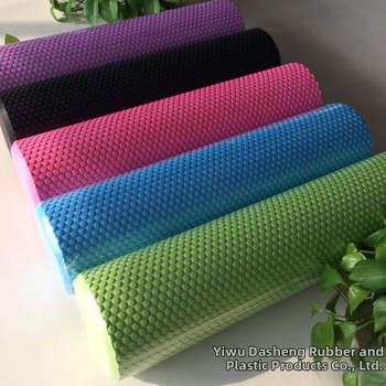 Jógový penový valec na Pilates a pretiahnutie, pevné jadro so šesťuholníkovým vzorom, pomôcka pre masáže a fitness