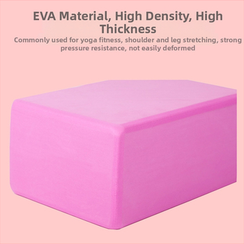 Blok na jogu - EVA pena; značka Hongbuji; hmotnosť ±150 g; pre masážne a fitness cvičenia
