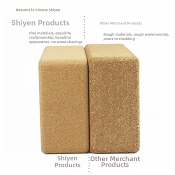 Shi Yan kamštinis jogos blokas — aukšto tankio kamštis, prekės ženklas Shi Yan