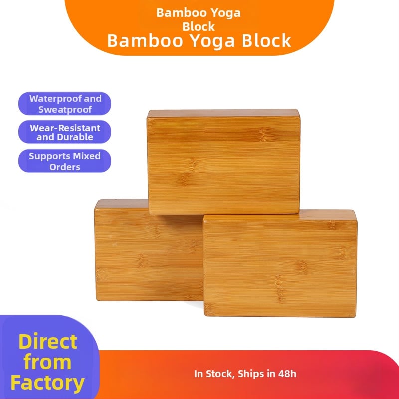 Bambuko jogos blokas – 650 g ±50 g, apdorojimas ir pritaikymas prieinami, medžiaga: bambukas