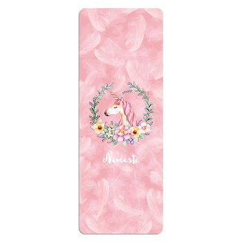 Joga ručnik od velura i gume s ispisanim uzorkom, debljina 1.5-4.5 mm, težina 1100 g