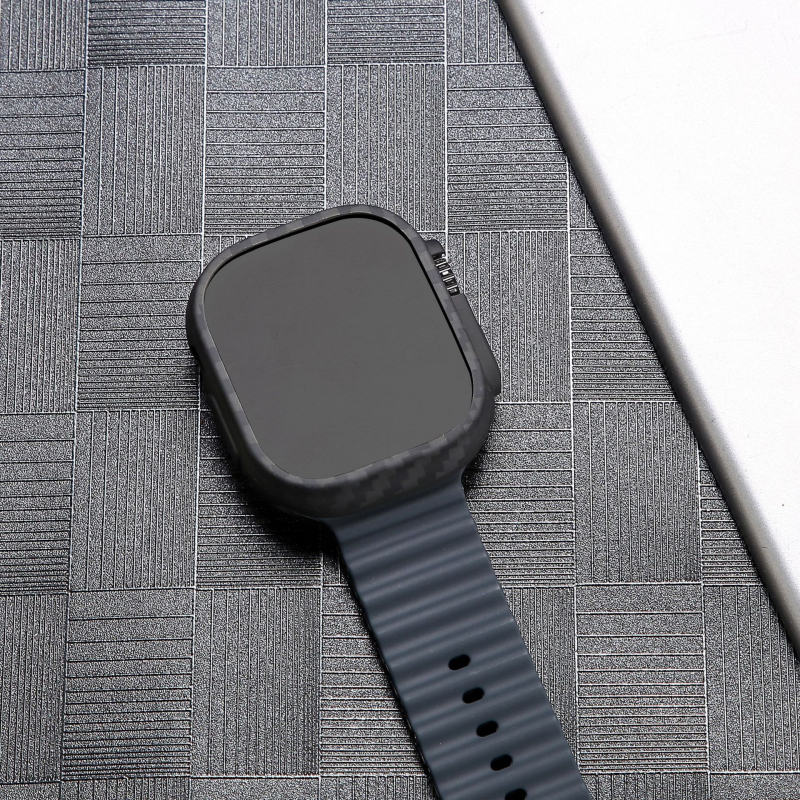 Apple Watch apsauginis dėklas – Kevlar + TPU, kietas korpusas, aramido pluoštas, sportiškas stilius