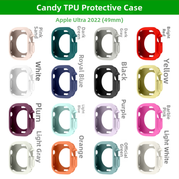 Kemoka TPU pusējais mīkstais korpuss Apple Watch Ultra2 – aizsardzība, kritienu izturība