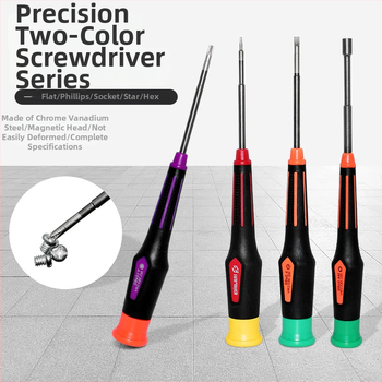 Магнитна кръстовидна отвертка за ремонт на графична карта и лаптоп — CRV хром-ванадий, тегло 0.05, съвместима