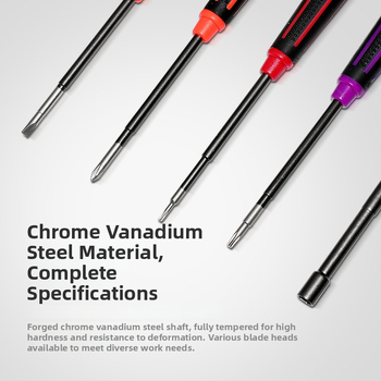 Магнитна кръстовидна отвертка за ремонт на графична карта и лаптоп — CRV хром-ванадий, тегло 0.05, съвместима