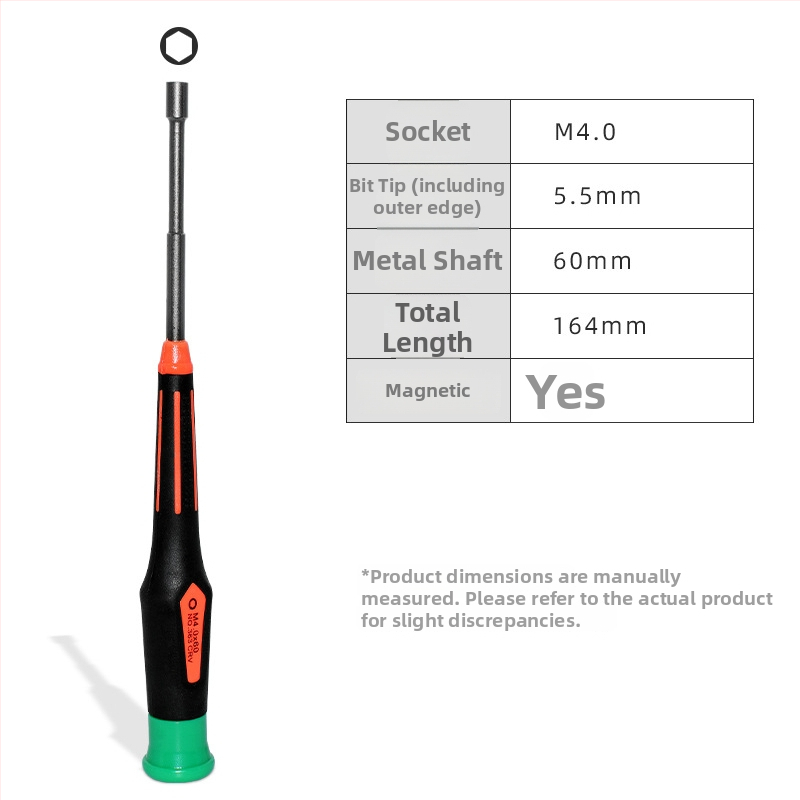 Магнитна кръстовидна отвертка за ремонт на графична карта и лаптоп — CRV хром-ванадий, тегло 0.05, съвместима