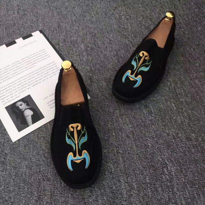 Kasdieniai drobiniai bateliai su kaukolės raštu, apvali nosis, medvilninis viršus, TPR pada, žemas kulnas 1–3 cm