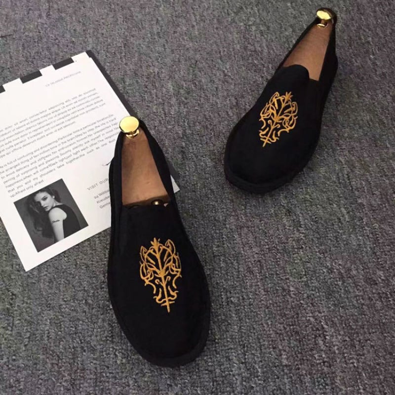 Kasdieniai drobiniai bateliai su kaukolės raštu, apvali nosis, medvilninis viršus, TPR pada, žemas kulnas 1–3 cm