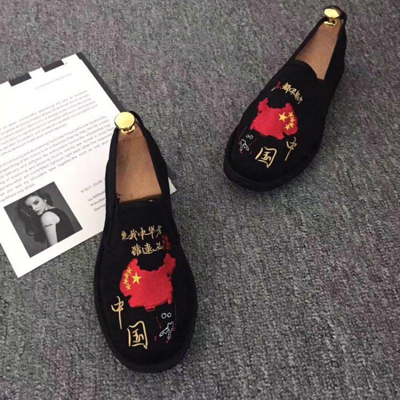 Kasdieniai drobiniai bateliai su kaukolės raštu, apvali nosis, medvilninis viršus, TPR pada, žemas kulnas 1–3 cm