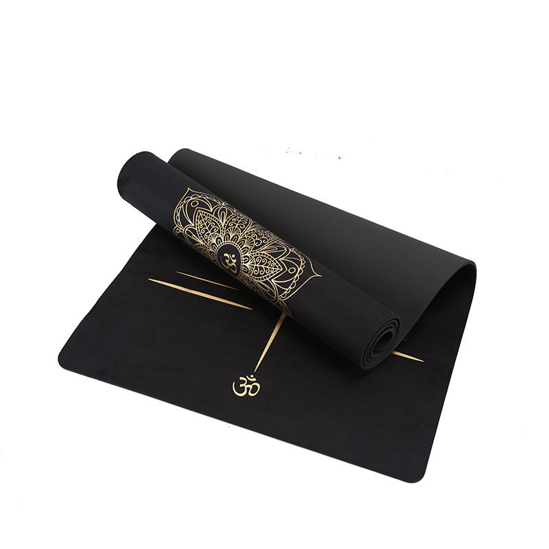 Love TPE joga prostirka s geometrijskim uzorkom, sklopiva, debljina 6 mm, težina 1300 g