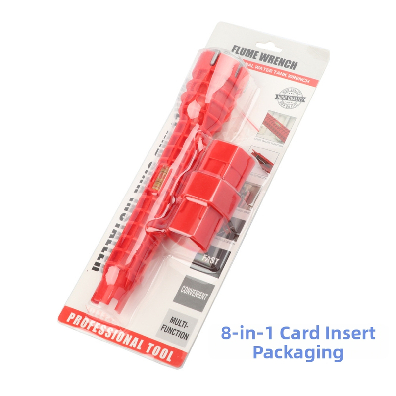 Kľúč na potrubie do kúpeľne, plast + hliníková zliatina, galvanizovaný povrch, hmotnosť 280 g