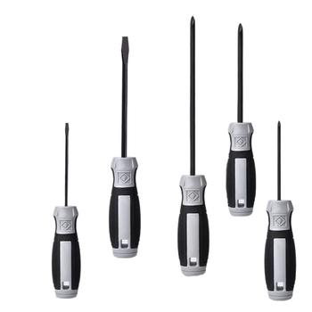 Сет отвертки с плосък и кръстовиден връх за разглобяване на PC, пластмасова дръжка