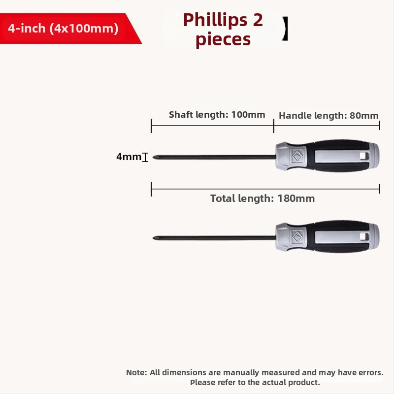 Сет отвертки с плосък и кръстовиден връх за разглобяване на PC, пластмасова дръжка