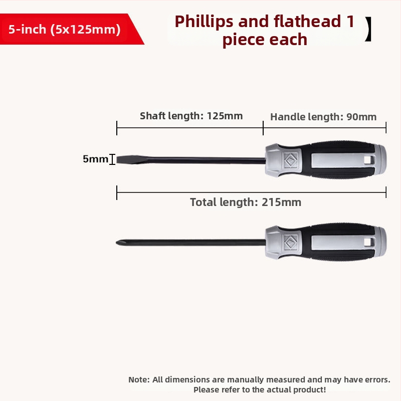 Сет отвертки с плосък и кръстовиден връх за разглобяване на PC, пластмасова дръжка