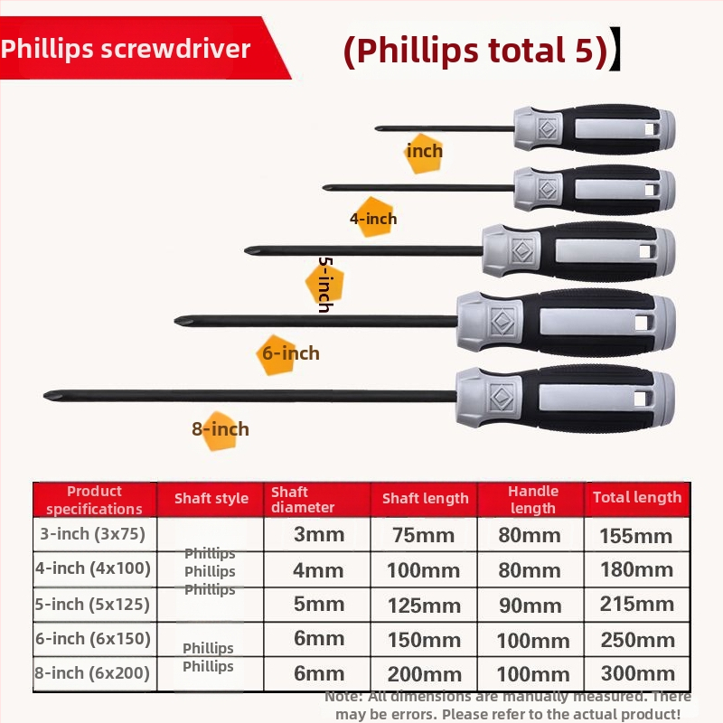 Сет отвертки с плосък и кръстовиден връх за разглобяване на PC, пластмасова дръжка