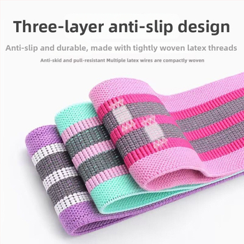 Rice Flowers йога колан със съпротивление — хип пръстен, пръстен за клек, еластични ленти за съпротивление