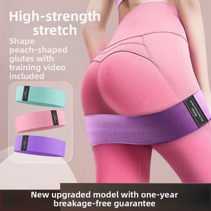 Rice Flowers йога колан със съпротивление — хип пръстен, пръстен за клек, еластични ленти за съпротивление