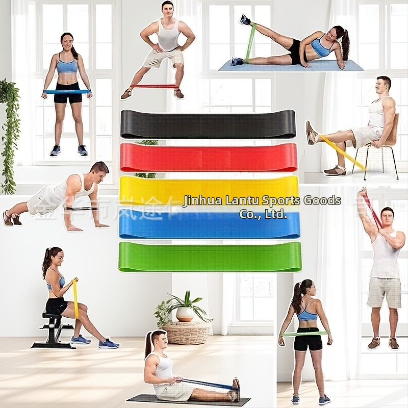 Йога резистентна лента за домашни тренировки (Материал: TPE; Марка: Other)