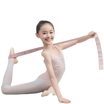 Детска танцова тренировъчна лента с сегментирана резистентност — еластична лента за танцова практика и йога, изработена от имитационен найлон и латекс