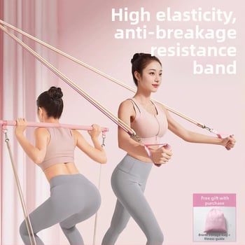 Йога ластична лента за тренировка на гърба Canduo — TPE материал, висока еластичност, устойчива на разкъсване