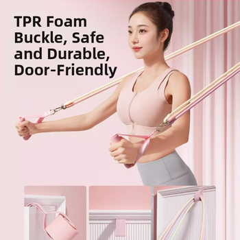 Йога ластична лента за тренировка на гърба Canduo — TPE материал, висока еластичност, устойчива на разкъсване