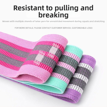 Dazzling латексова резистентна лента с hip ring за трениране на дупето, клякания и йога – антихлъзгаща лента за упражнения