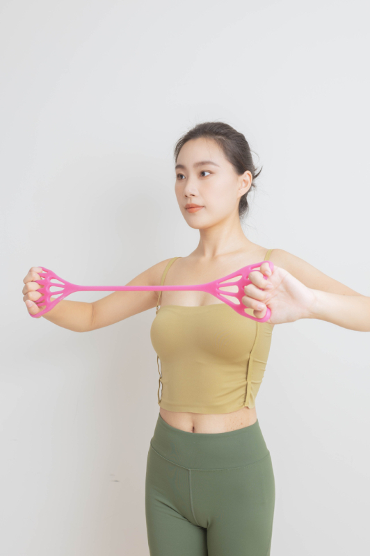 Съпротивителна лента с форма на осем от TPE за оформяне на гърба и раменете и разширяване на гърдите – фитнес и йога, марка akechi kenkou