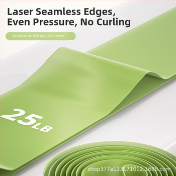 Йога еластична лента за тренировки — силиконова лента, марка Shujinbao; за йога, фитнес и упражнения за дупе