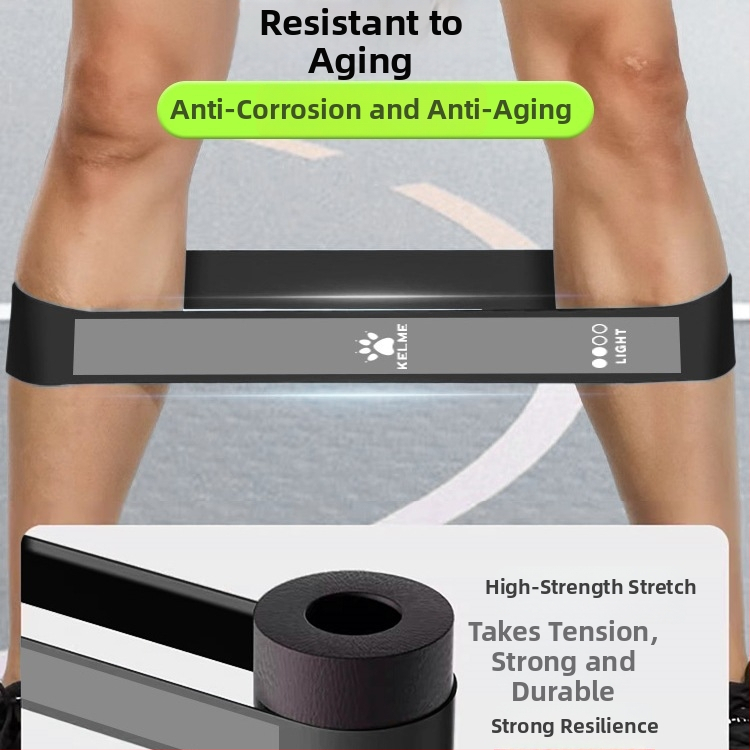 Elastická odporová sada s očkom – pre fitnes a rehabilitáciu, Materiál: hodváb, Model: F9768JMM9969HM, Značka: Other